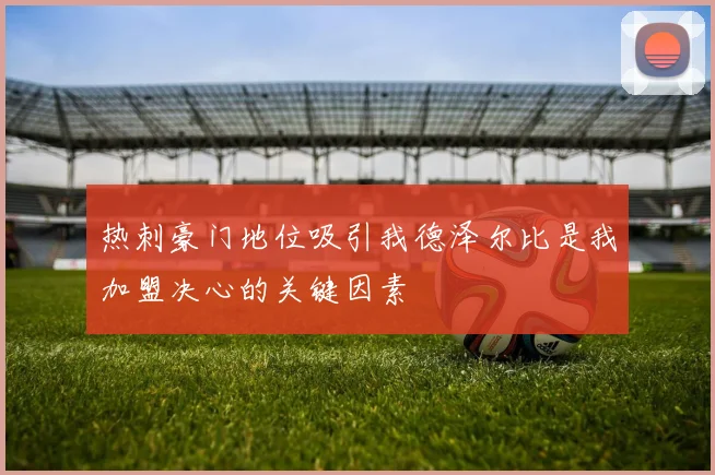 热刺豪门地位吸引我德泽尔比是我加盟决心的关键因素